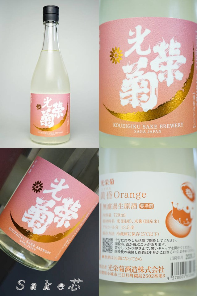 光栄菊　黄昏　Orange